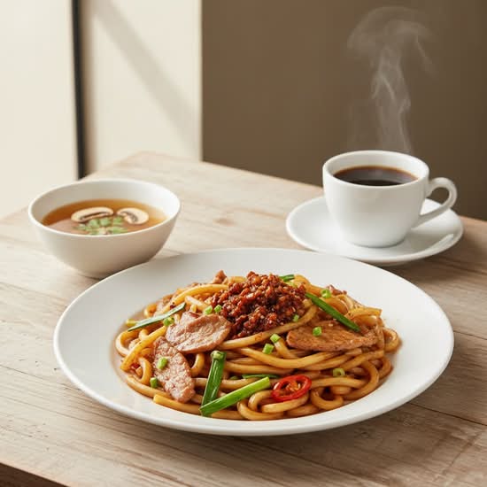 109. Fried Udon with Shredded Pork and XO Sauce XO 肉絲炒烏冬